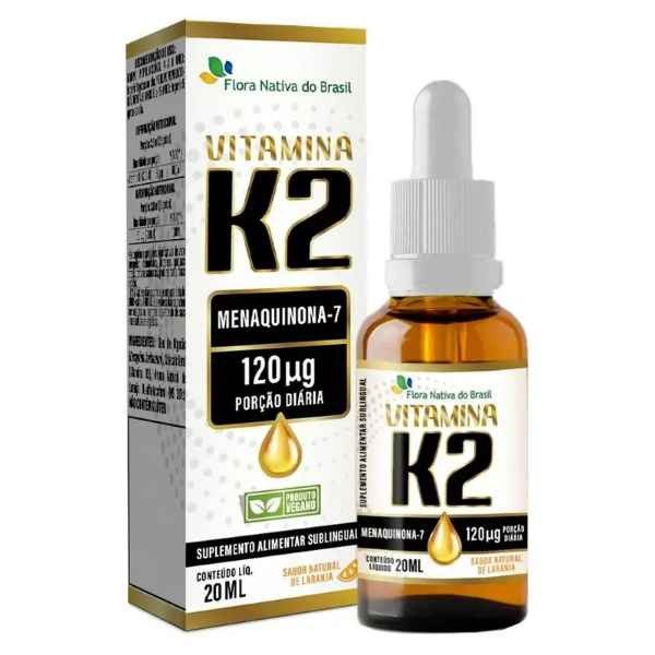 Vitamina K2 líquida Flora Nativa do Brasil