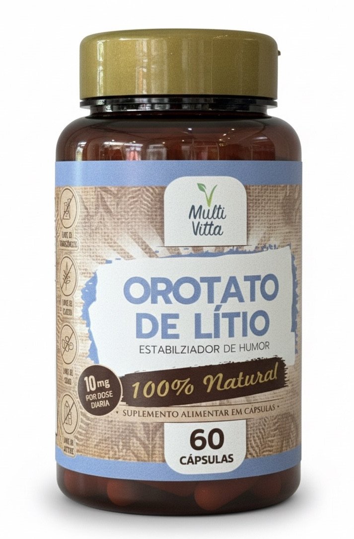 Orotato de Lítio - MultiVitta
