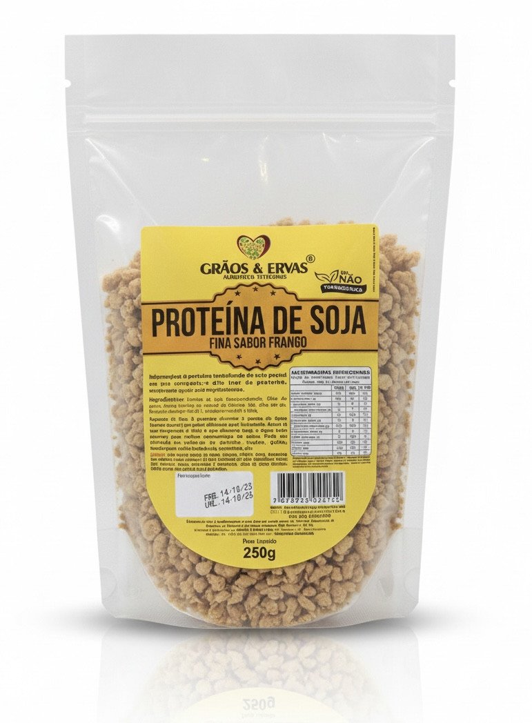 Proteína de Soja Fina Sabor Frango - G&E