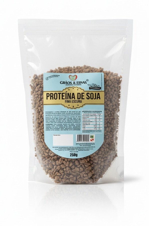 Proteína de Soja Fina Escura Sem Sabor - G&E