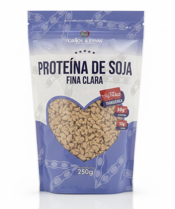 Proteína de Soja Fina Clara Sem Sabor - G&E