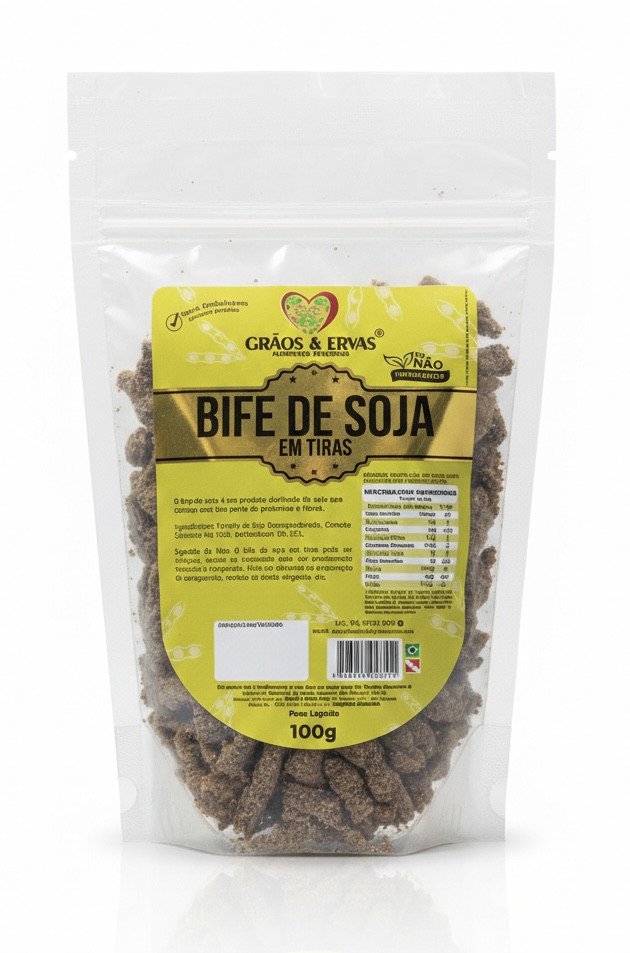 Bife de Soja em Tiras - G&E
