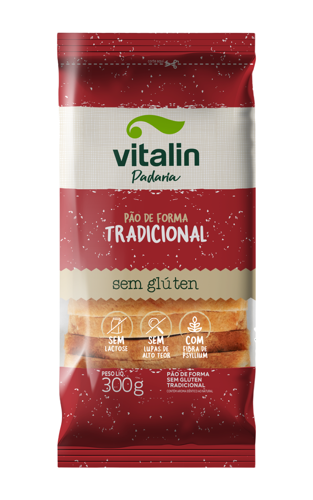 Pão de Forma (Sem Glúten) - Vitalin