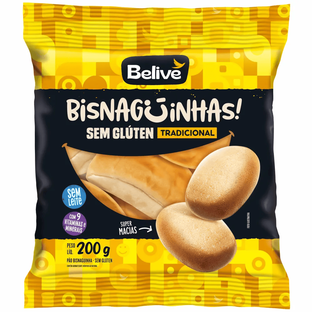 Bisnaguinhas sem Glúten - Belive
