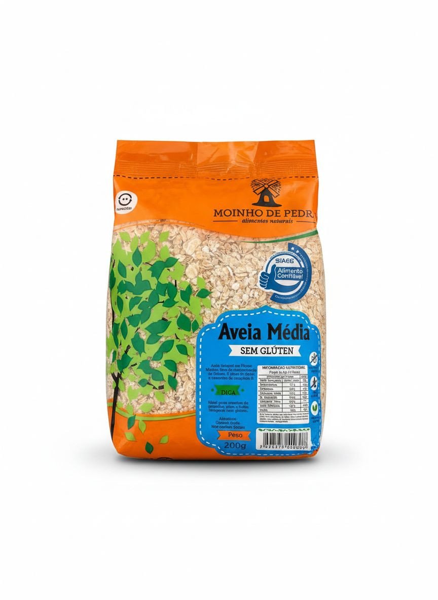Aveia flocos Médios - Moinho de Pedra