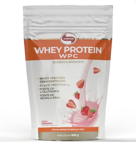 Whey Protein WPC 900g - Vitafor