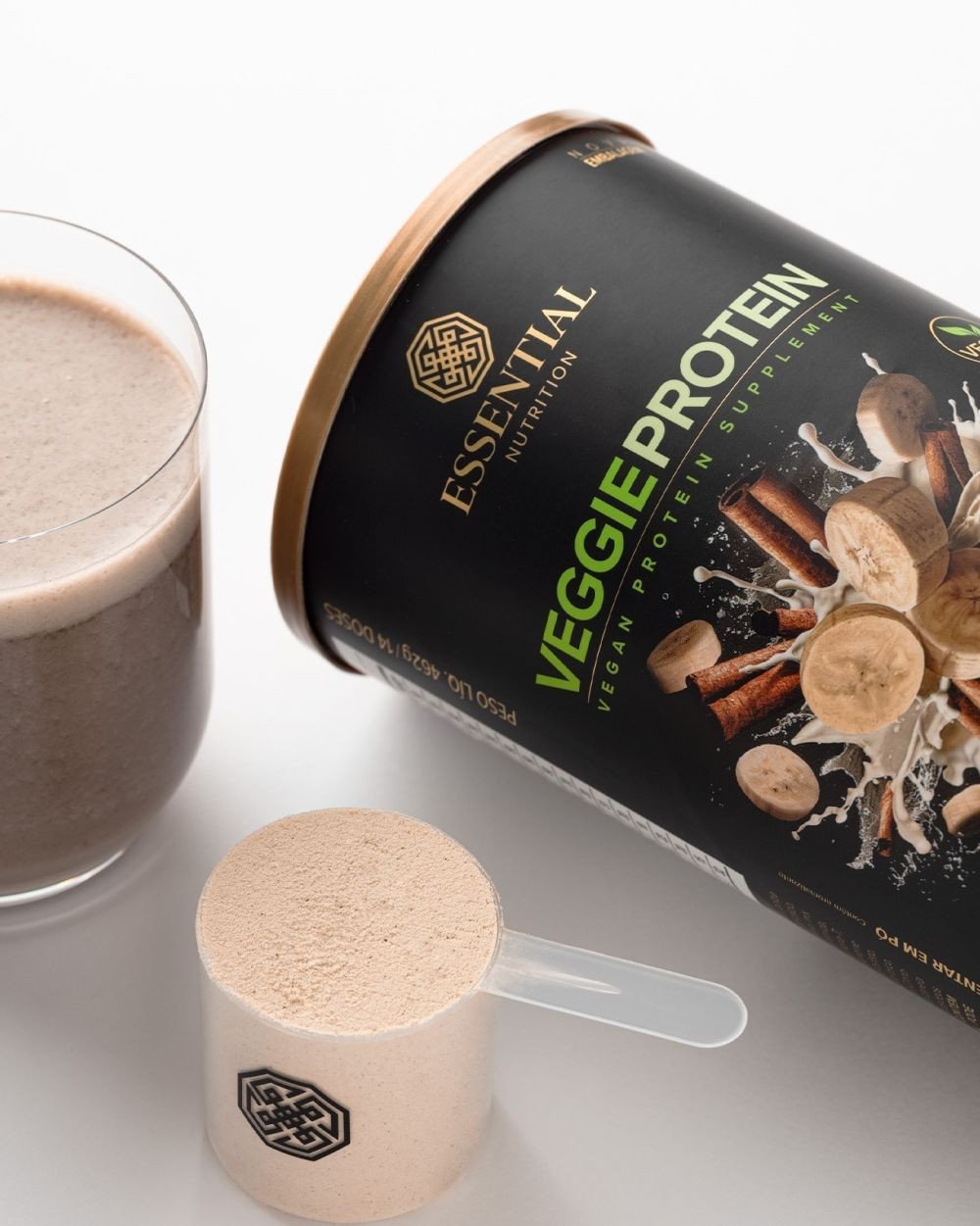 Veggie Protein Essential Banana com canela 