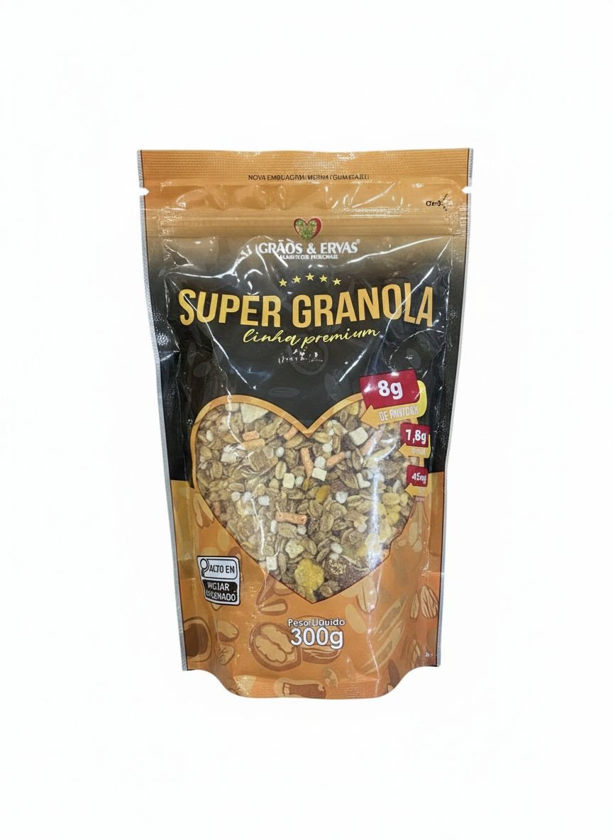 Super Granola 40 Ingredientes - Grãos&Ervas