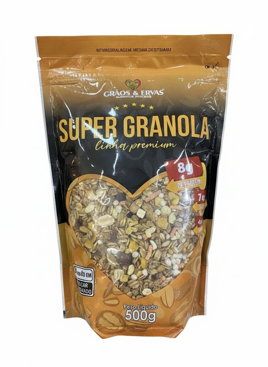 Super Granola 40 Ingredientes - Grãos&Ervas