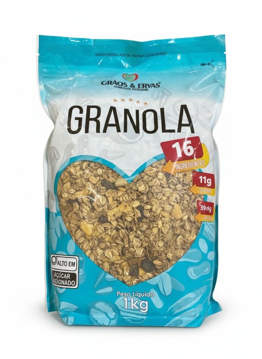 Granola 16 Ingredientes - Grãos&Ervas
