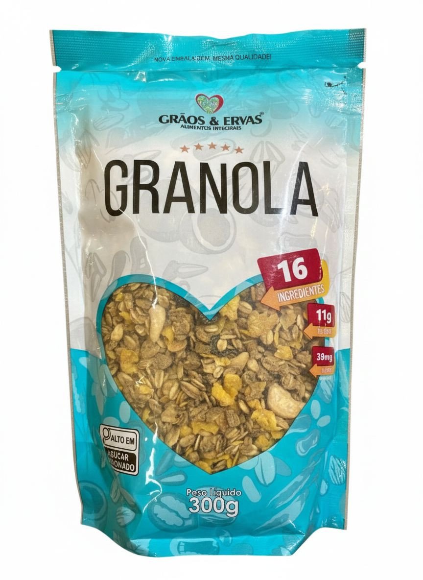 Granola 16 Ingredientes - Grãos&Ervas