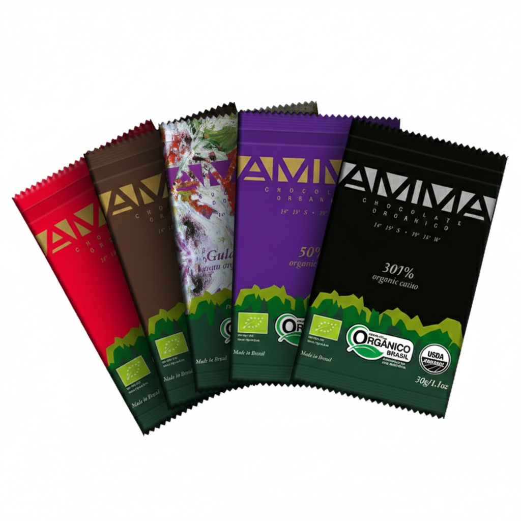 Chocolate Orgânico em barra - AMMA 