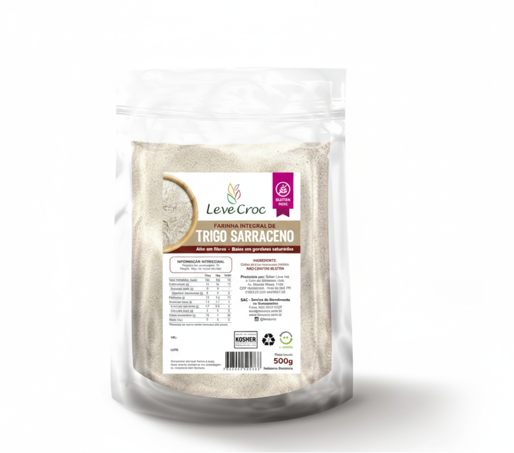 Farinha de Trigo Sarraceno - LeveCrock
