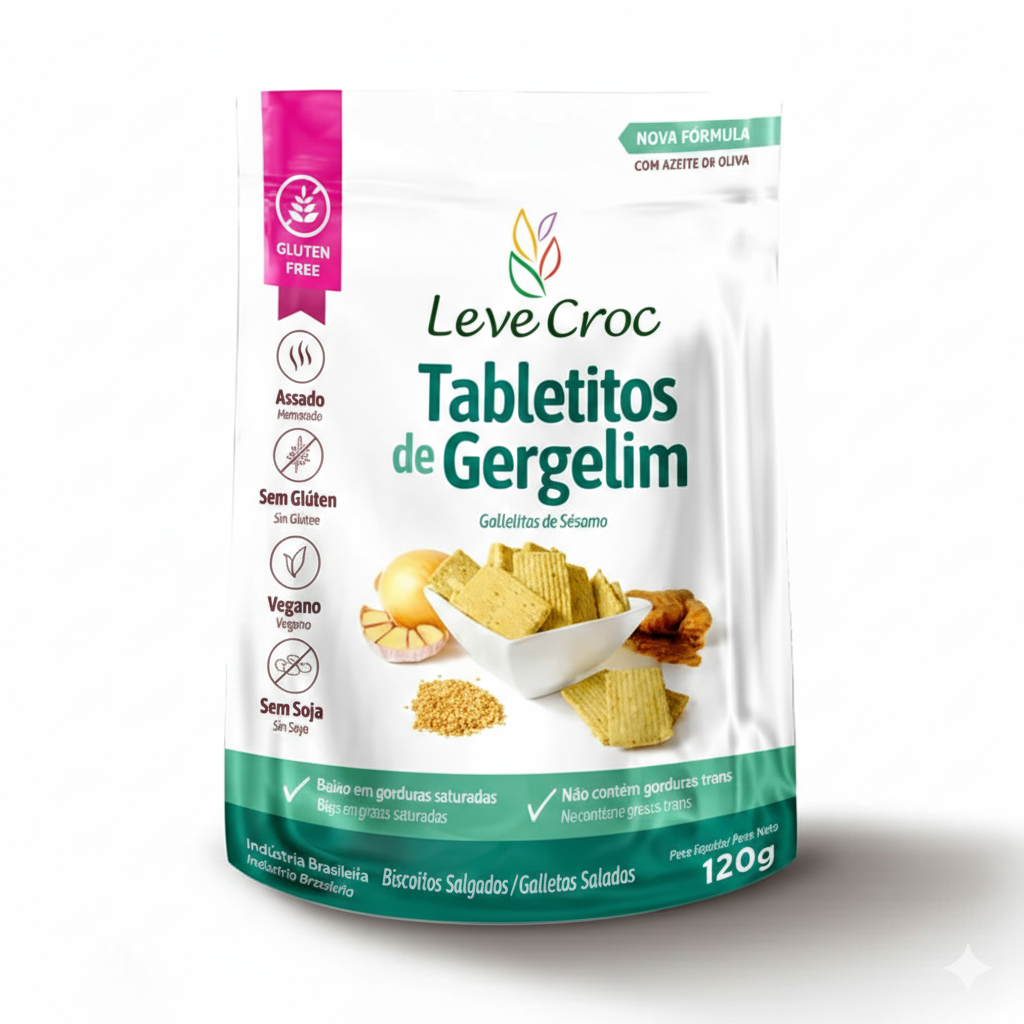 Tabletitos de Gergelim - Leve Croc 
