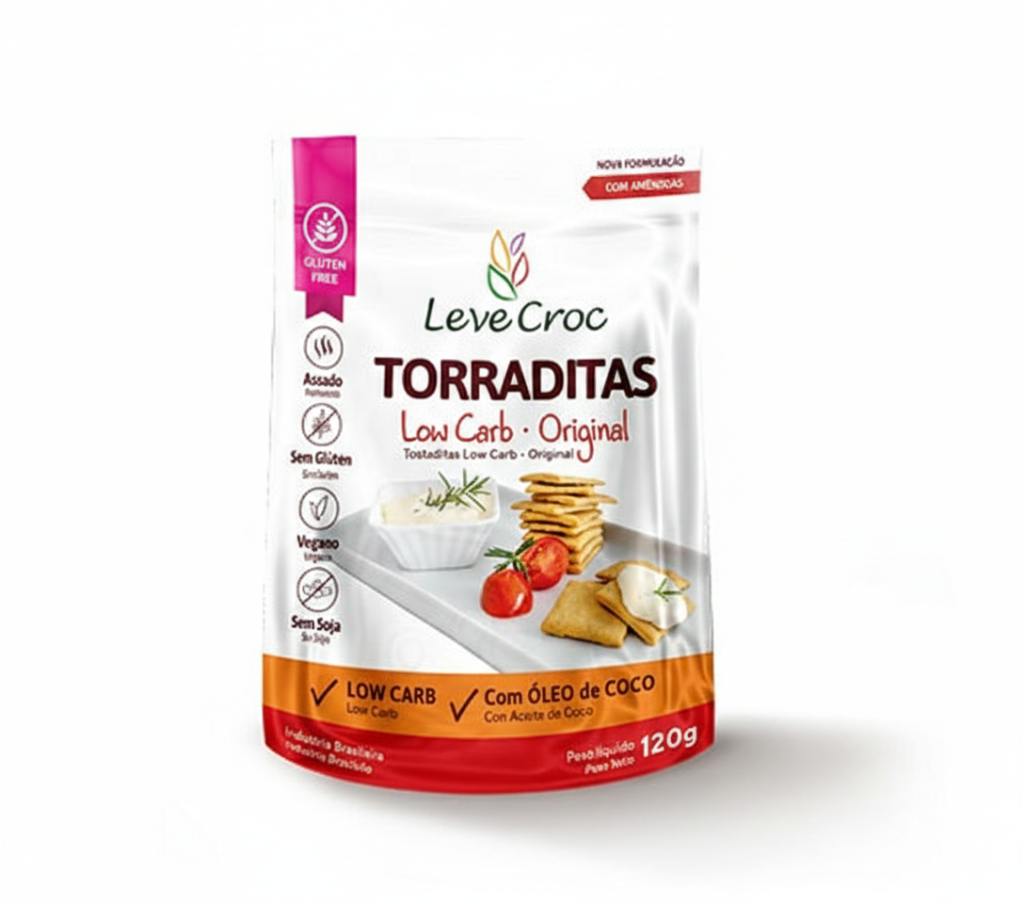 Torradas Low Carb Original - Leve Croc 