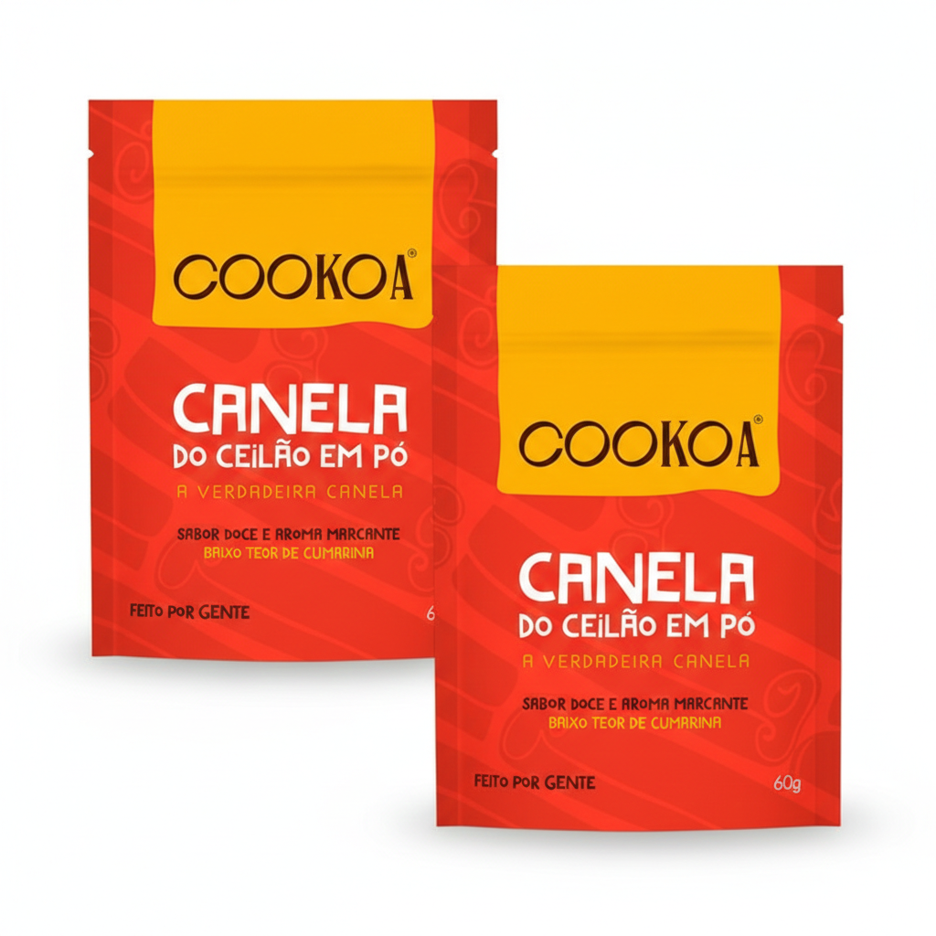 Canela do Ceilão em pó - cookoa
