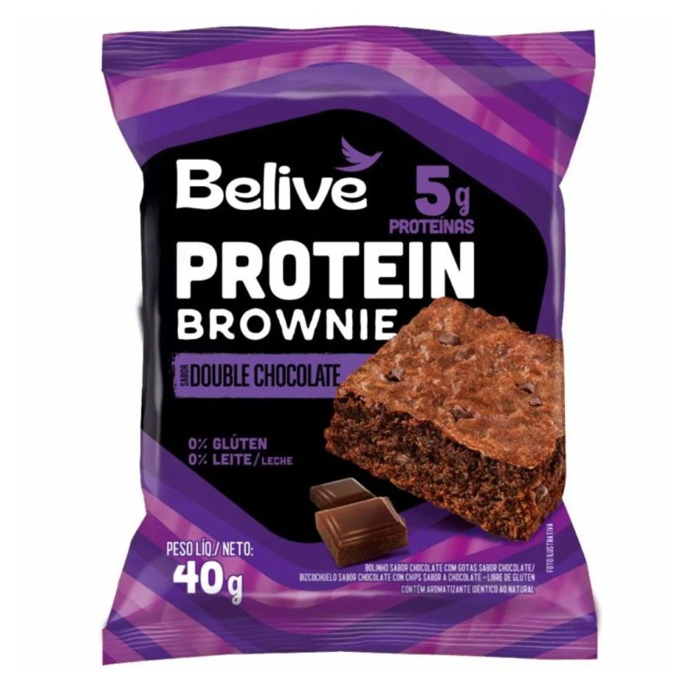 Brownie Protein 5g Double Chocolate - Belive