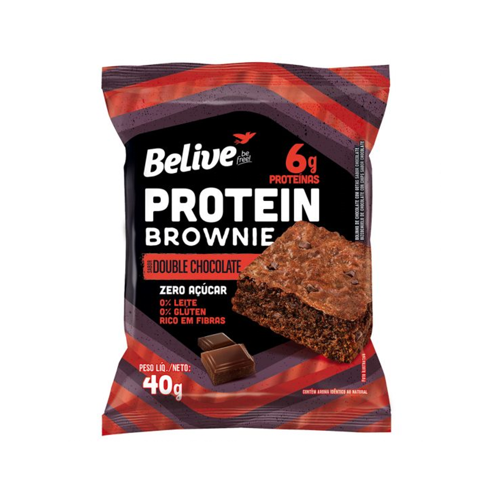 Brownie Protein 6g Double Chocolate - Belive