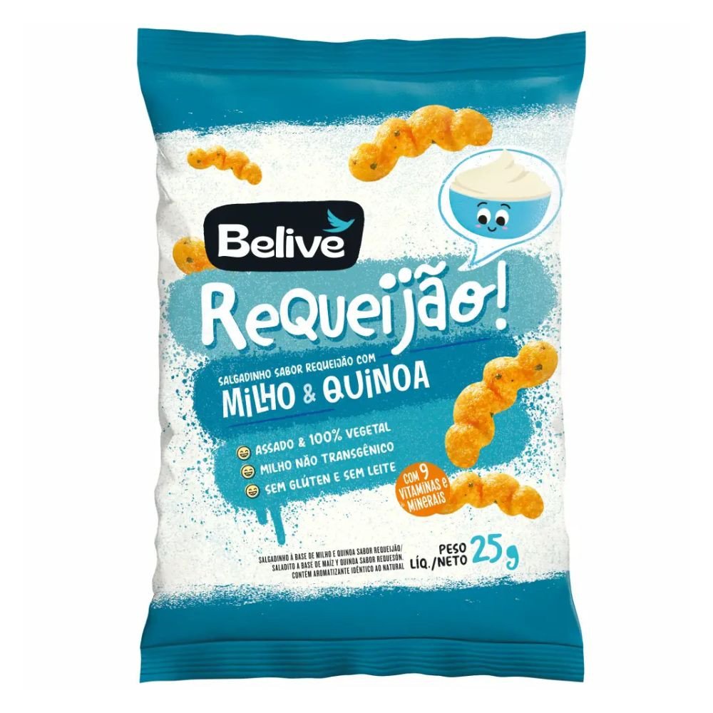 Salgadinho de Requeijão 25g - Belive