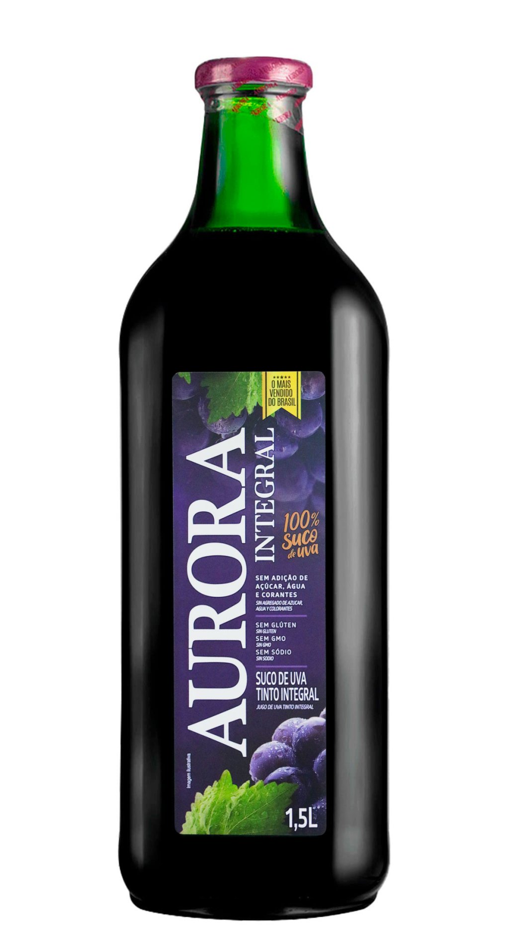 Suco de Uva Tinto Integral - Aurora