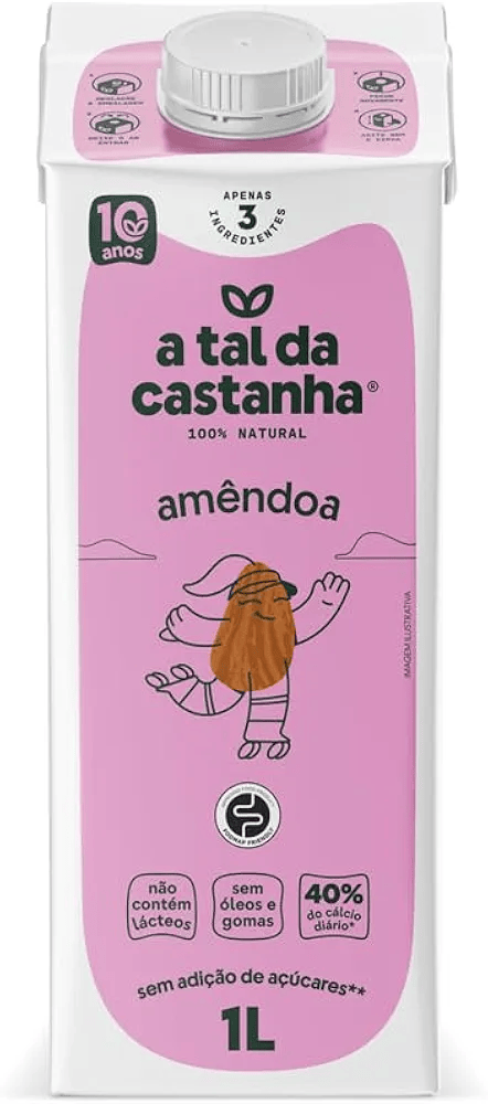 Bebida Vegetal Amêndoas - A Tal da Castanha