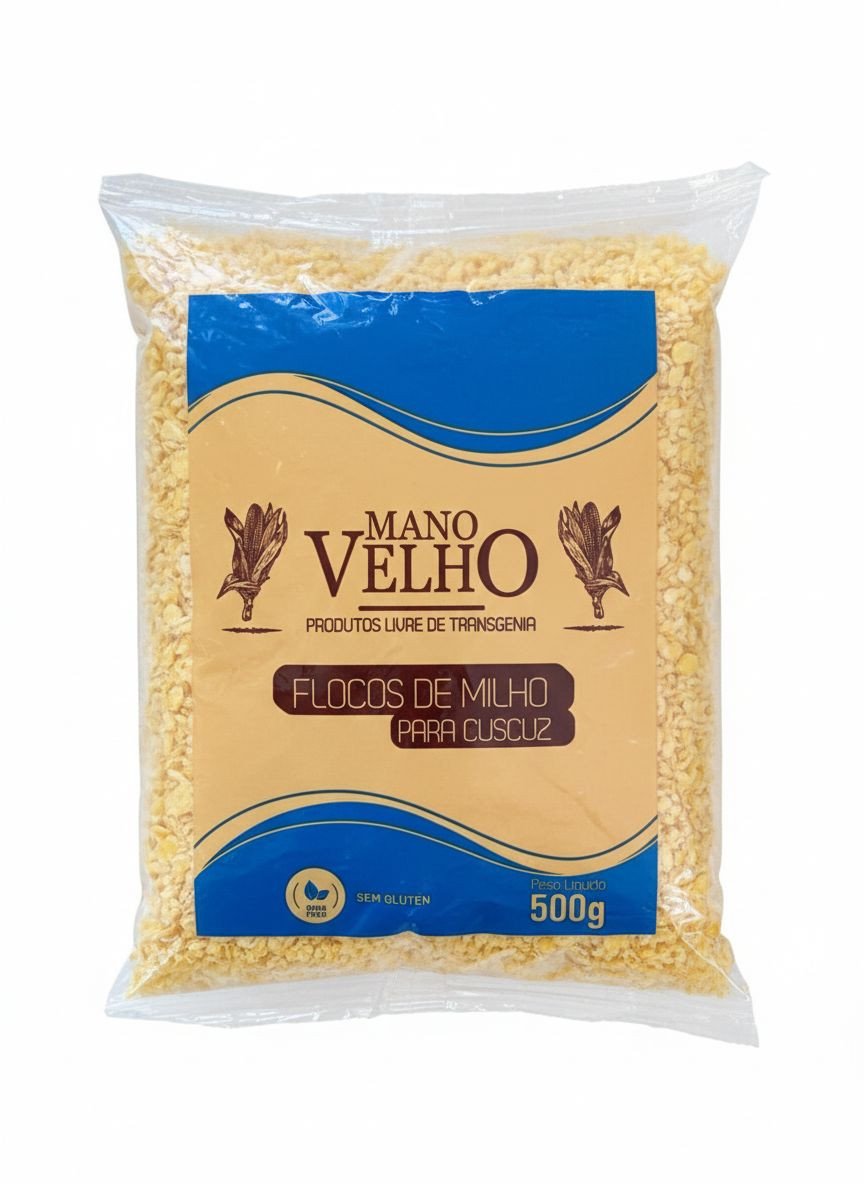 Flocão de Milho Não Transgênico - Mano Velho