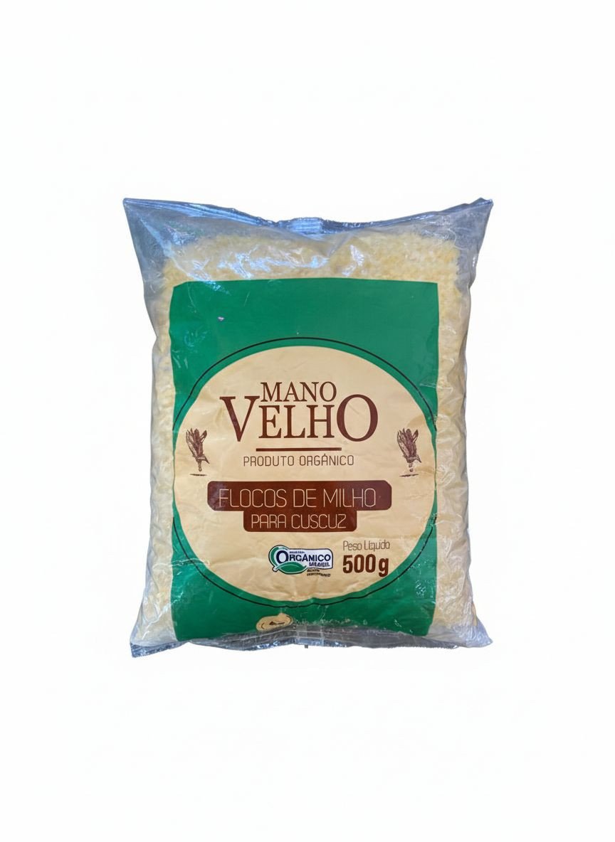 Flocão de Milho Não Transgênico (orgânico)- Mano Velho