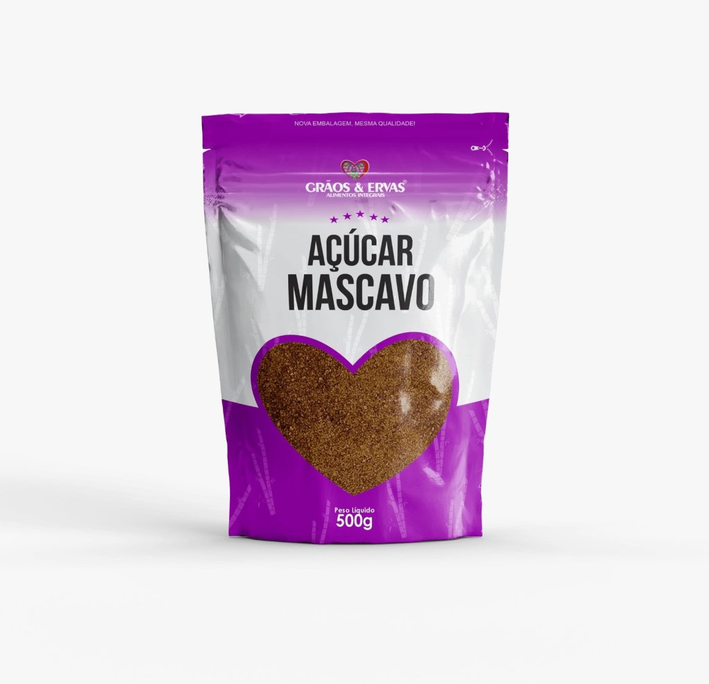Açucar Mascavo - Grãos&Ervas 