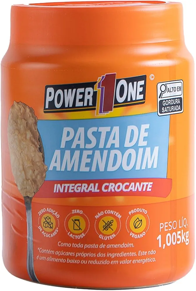 Pasta de Amendoim Integral Crocante - Power1One