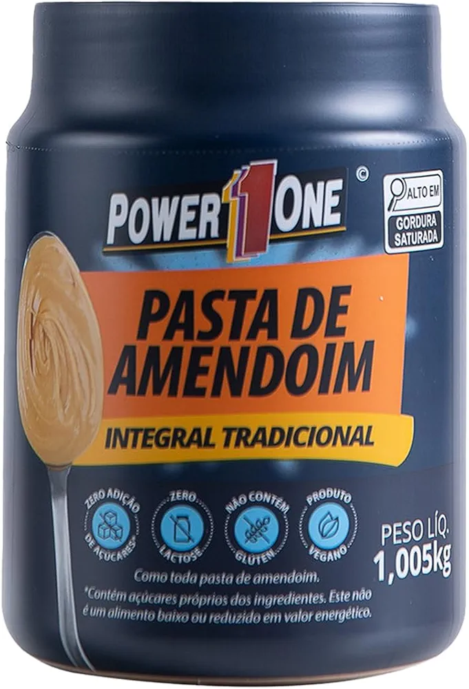 Pasta de Amendoim Integral Lisa - Power1One
