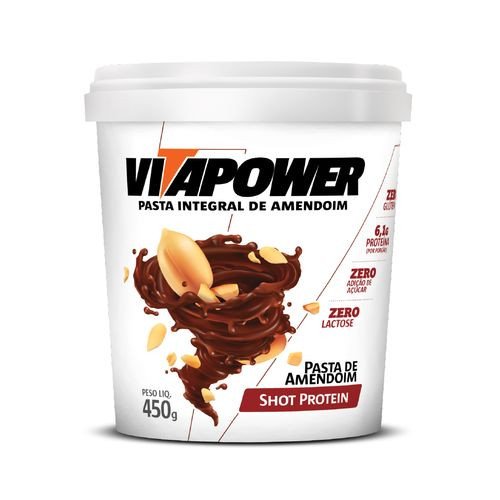 Pasta Integral de Amendoim - VitaPower