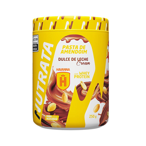 Pasta de Amendoim com Whey Protein - Nutrata 