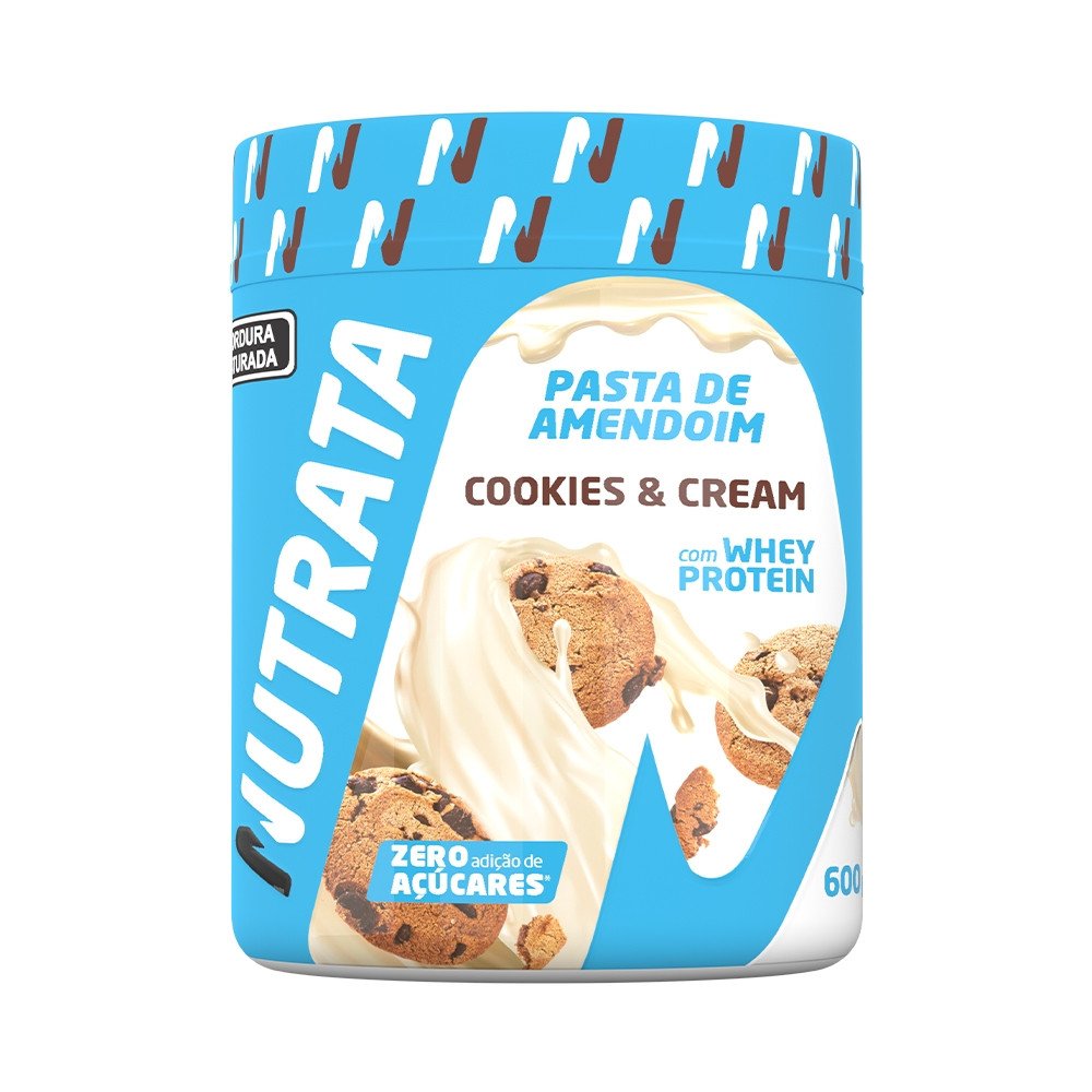 Pasta de Amendoim com Whey Protein - Nutrata 