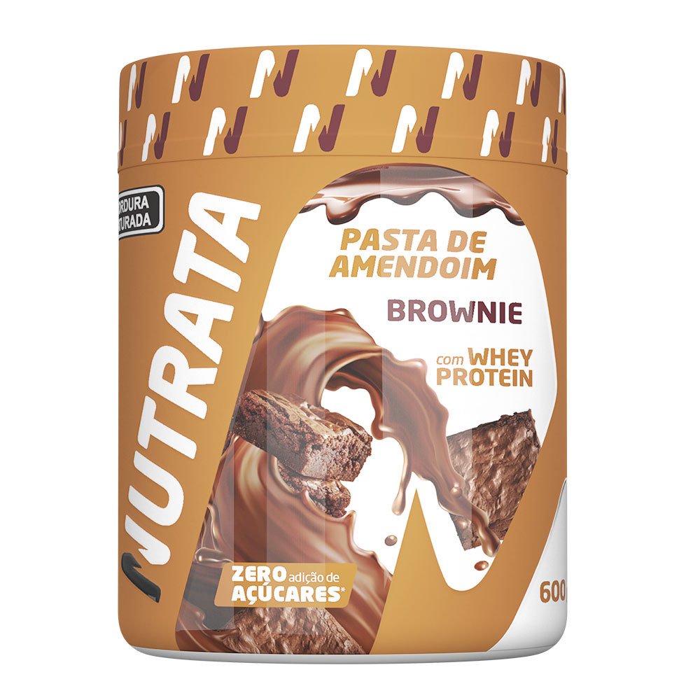 Pasta de Amendoim com Whey Protein - Nutrata 