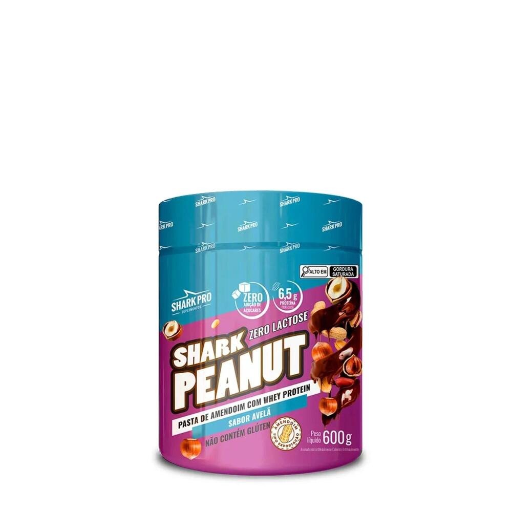 Pasta de Amendoim com Whey Protein - Shark Pro