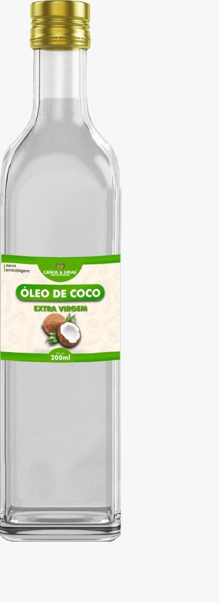 Óleo de Coco Extra Virgem - Grãos&Ervas