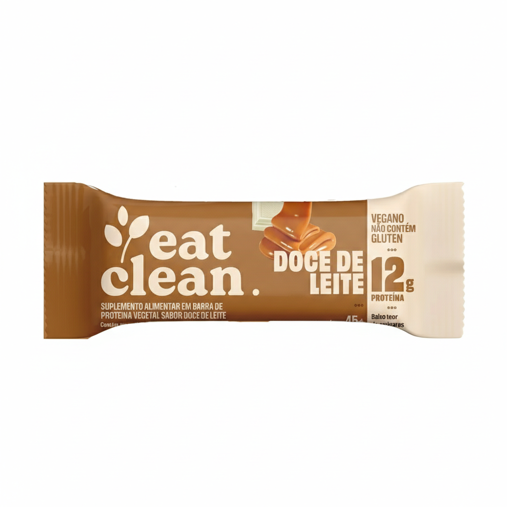 Barrinha Vegana de Doce de Leite - Eat Clean 