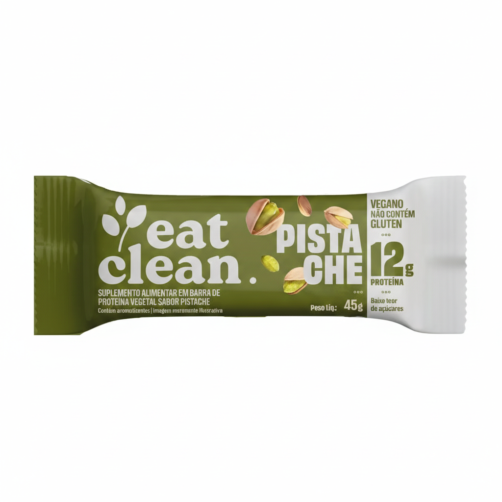 Barrinha Vegana de Pistache - Eat Clean 