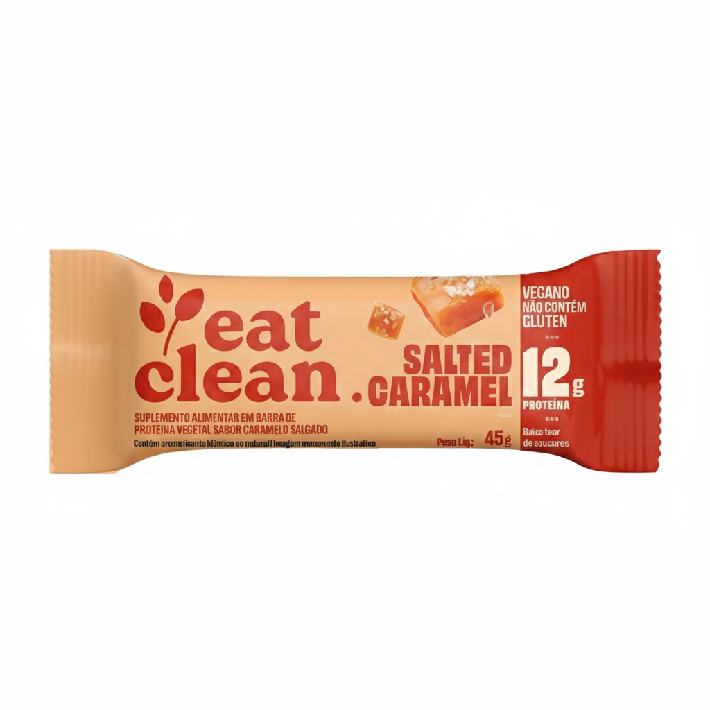 Barra Vegana de Caramelo Salgado - Eat Clean