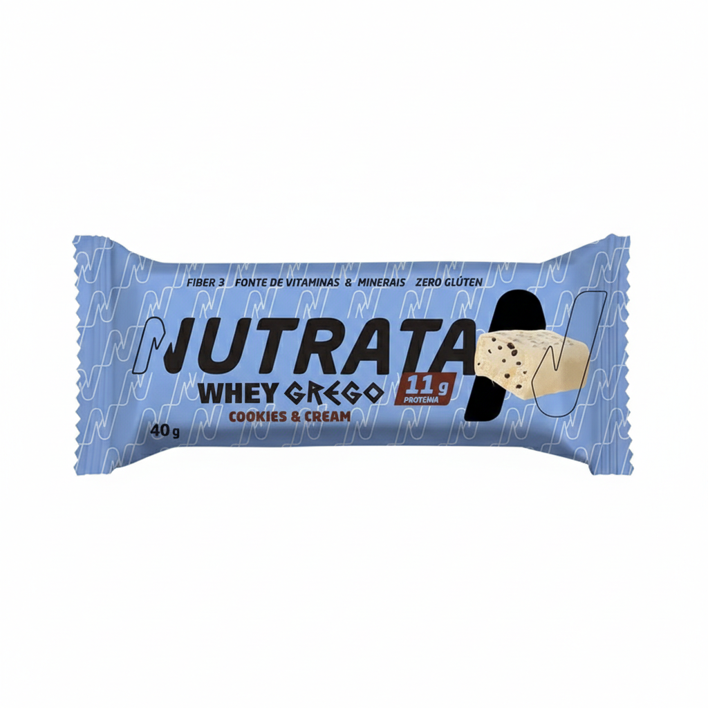 Barrinha Cookies Cream - Nutrata 