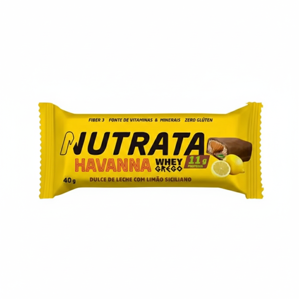 Barrinha doce de leite com limão siciliano- Nutrata 