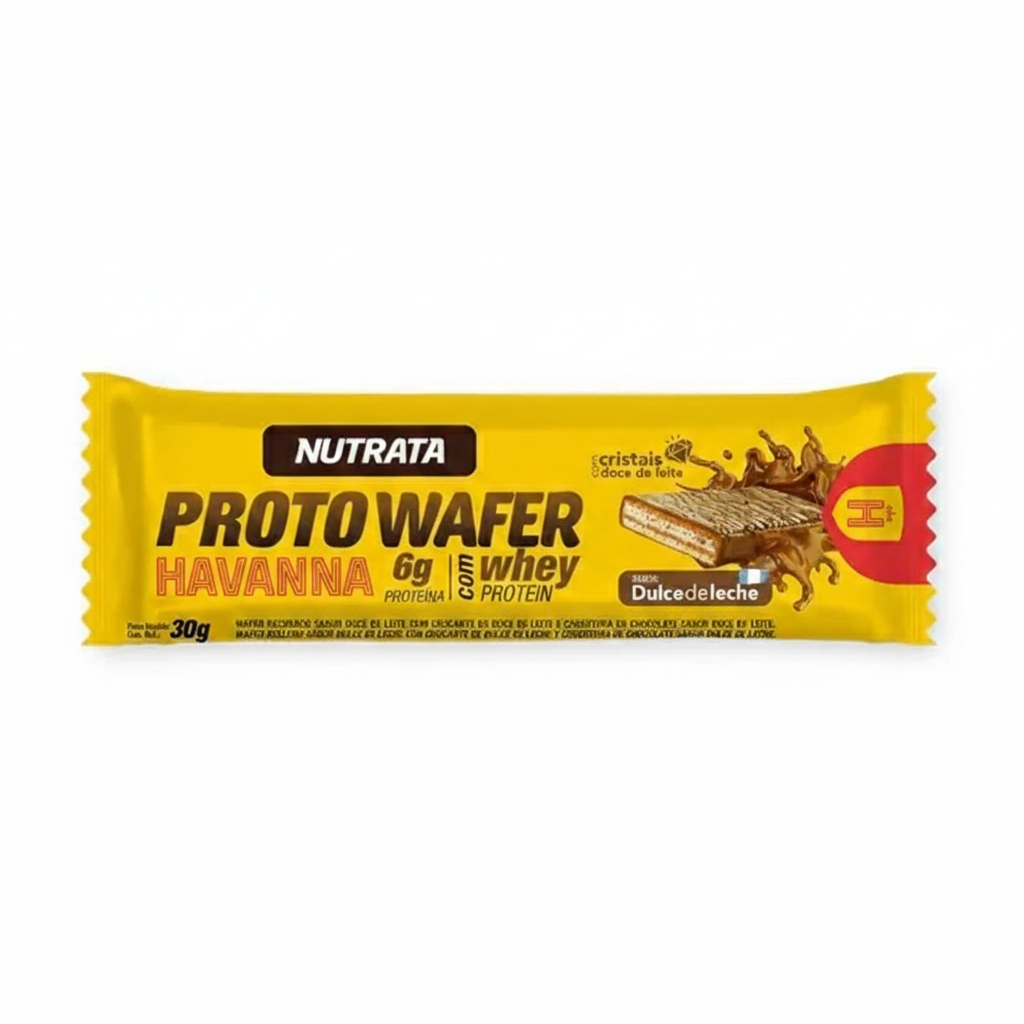 Barrinha Wafer Doce de leite - Nutrata 