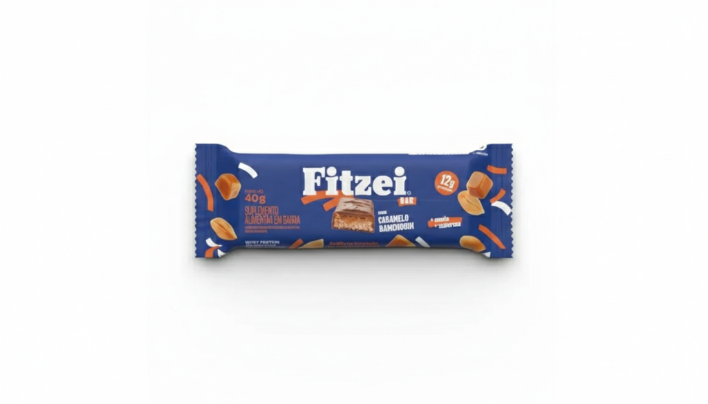 Barrinha de Caramelo & Amendoim - Fitzei