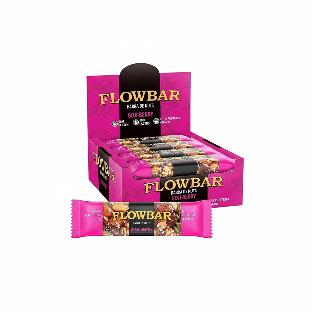 Barrinha Crispy Goji Berry - Flowbar 