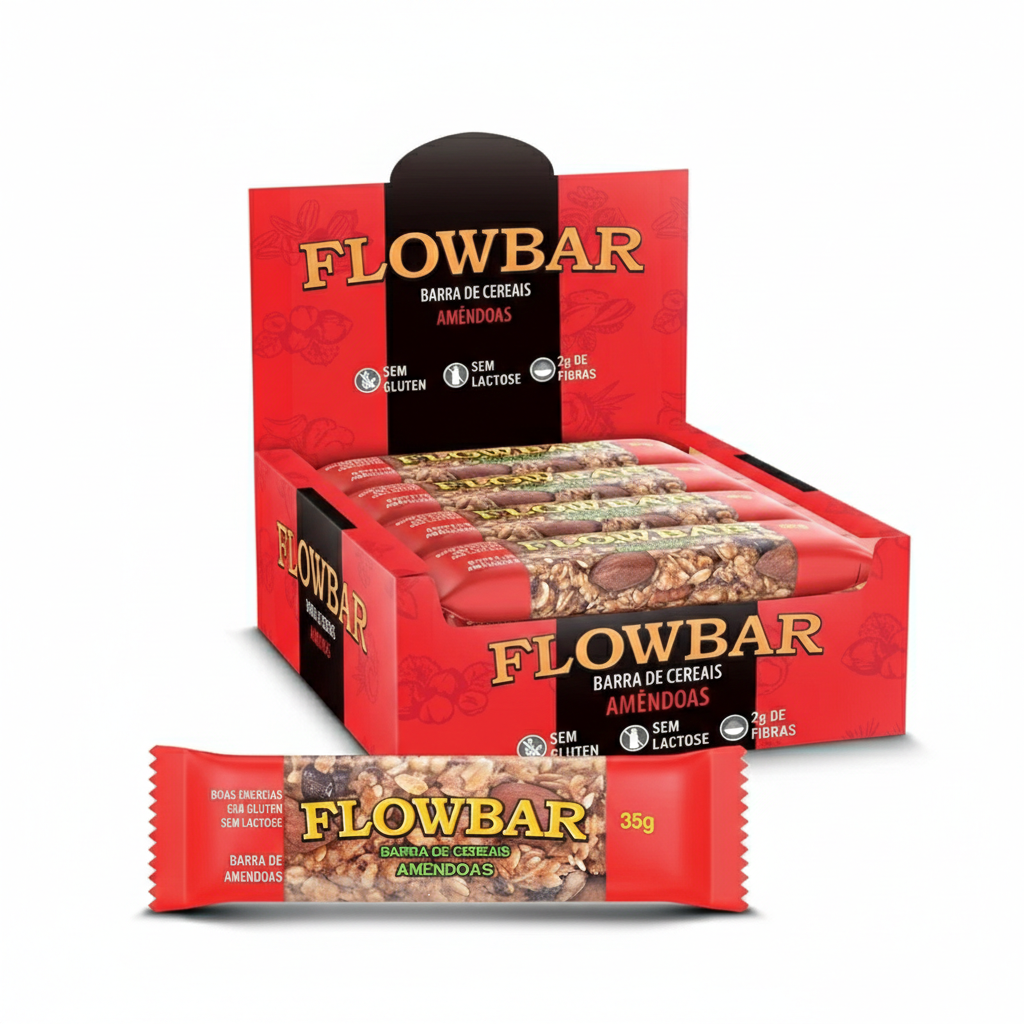 Barrinha de amêndoas - Flowbar