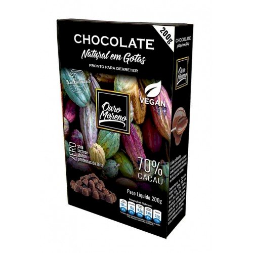 Chocolate em Gotas 70% - Ouro Moreno