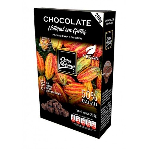 Chocolate em Gotas 50% - Ouro Moreno