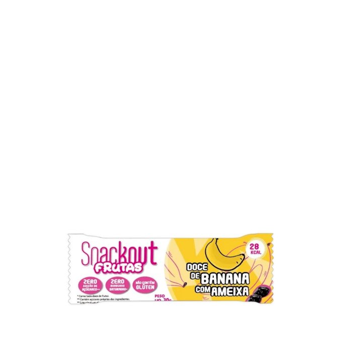 Snackout fruta doce de banana com ameixa