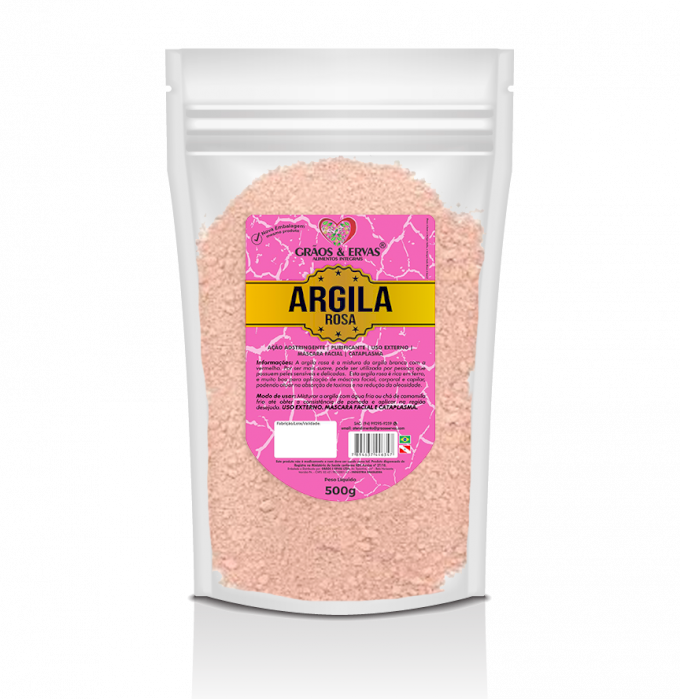 Argila Rosa - Grãos&Ervas