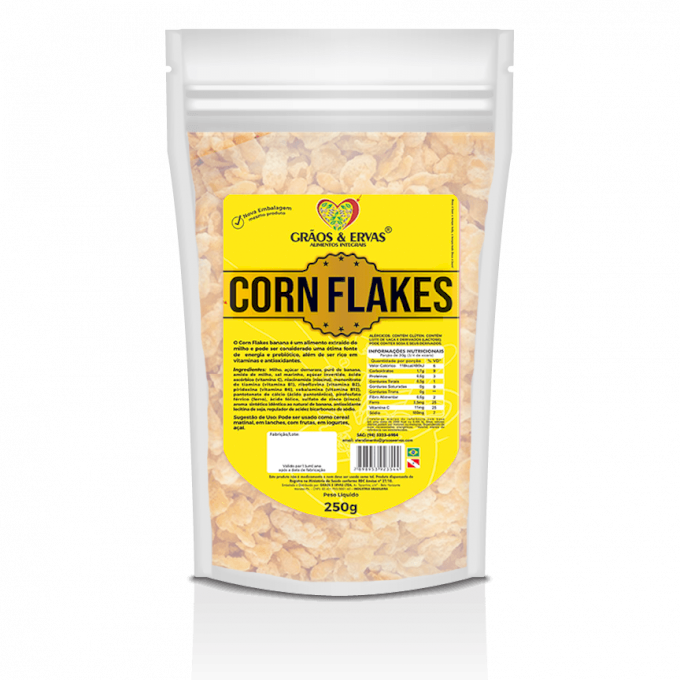 Corn Flakes sabor Banana - Grãos&Ervas